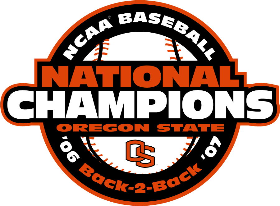 Oregon State Beavers 2007 Champion Logo diy DTF decal sticker